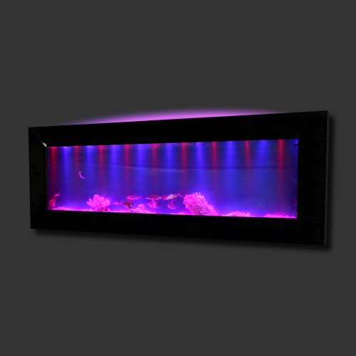 Wall aquarium outlet tank